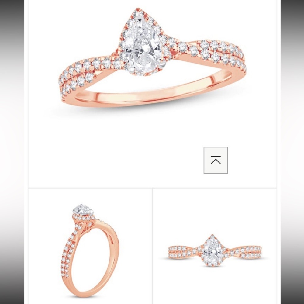 Kay Jewelers Pearl Rose Gold Ring
